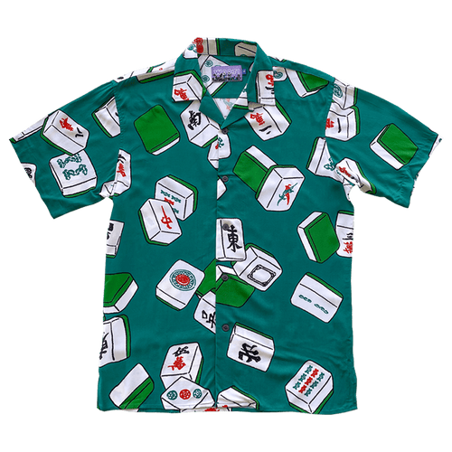 Mahjong Mayhem Aloha Shirt - Wooji