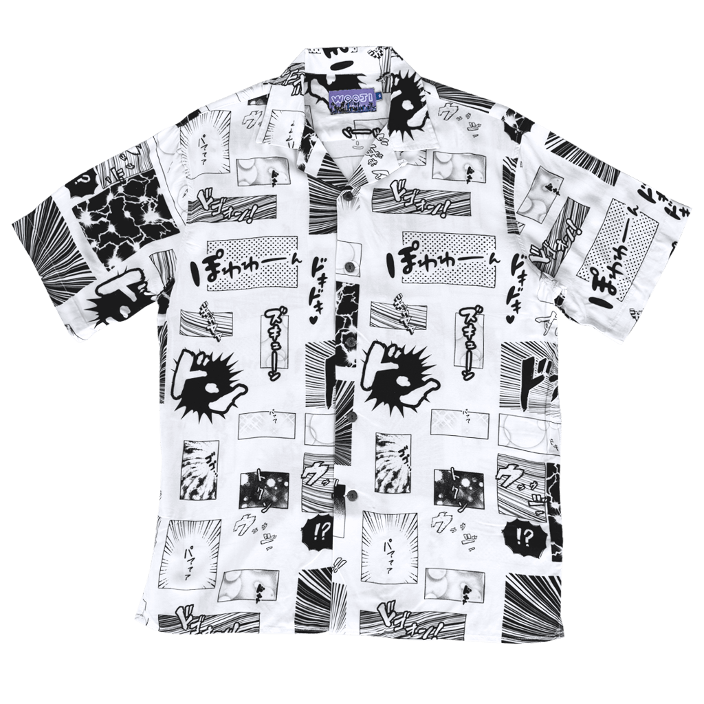 Manga Panel Aloha Shirt