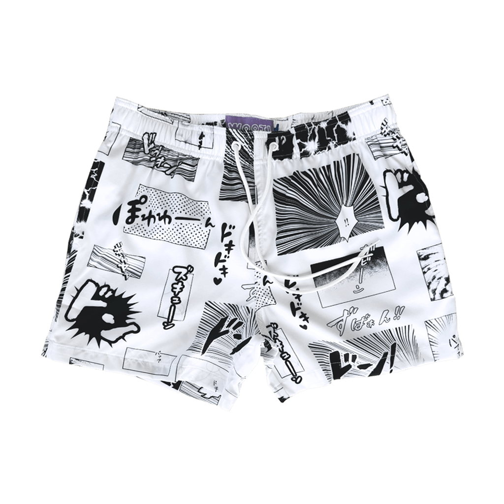 Manga Panel Swim Trunks
