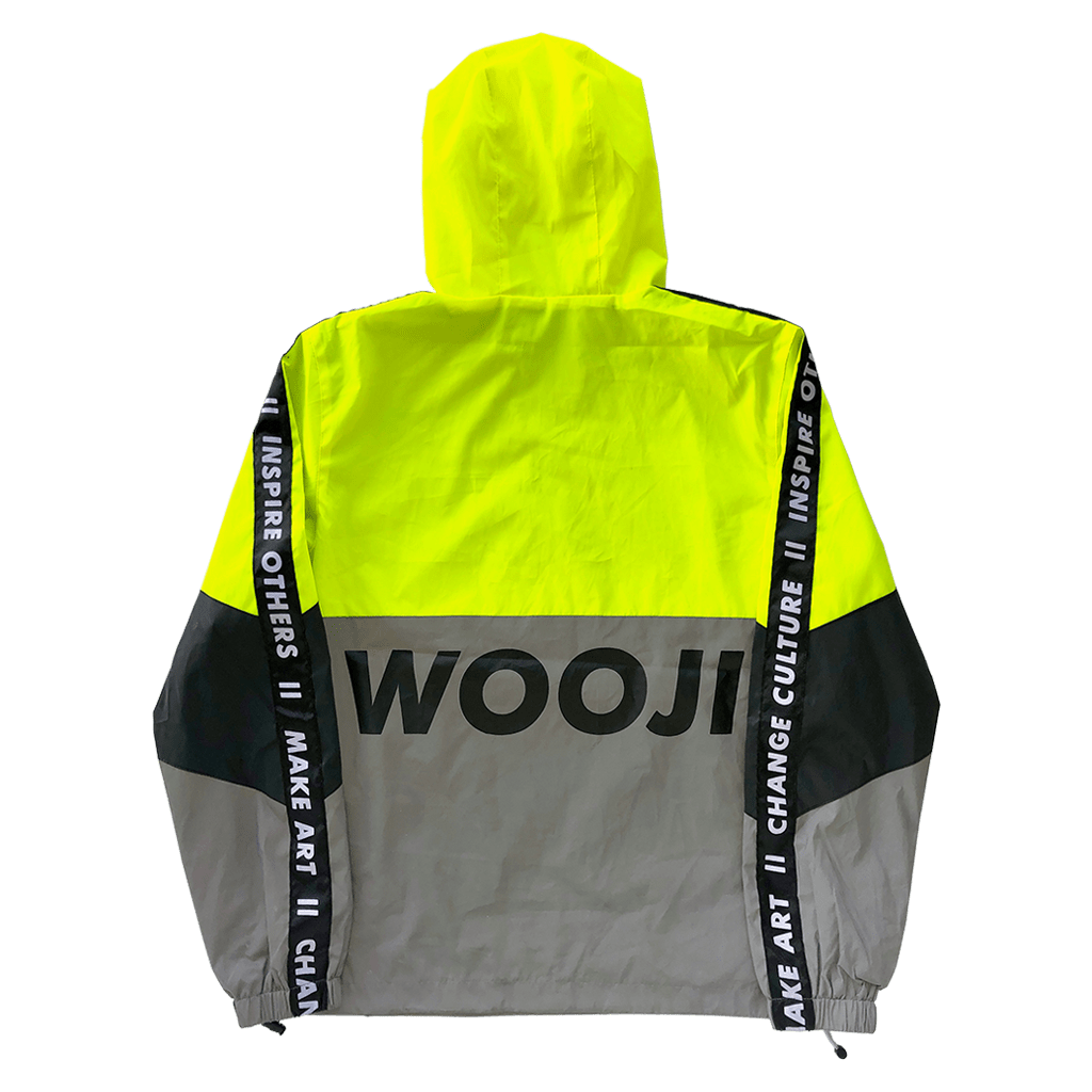 Wooji Identity Anorak Jacket Volt/Black/Reflective - Wooji
