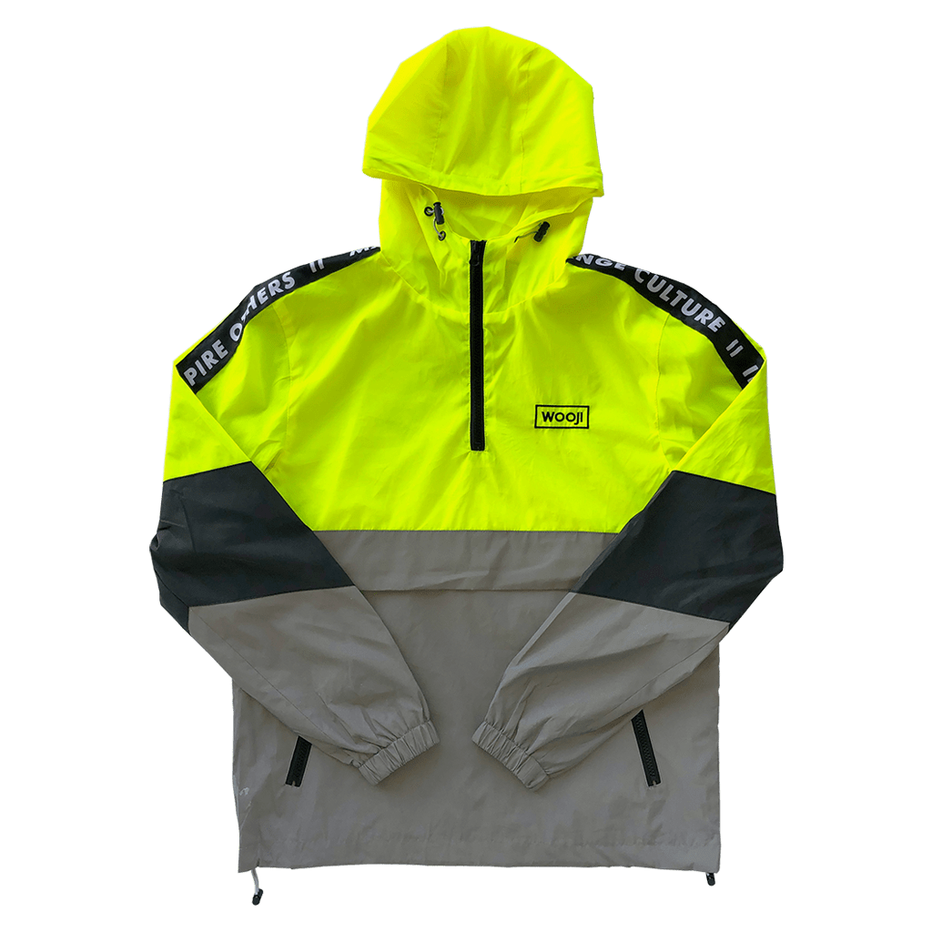 Wooji Identity Anorak Jacket Volt/Black/Reflective