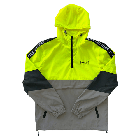 Wooji Identity Anorak Jacket Red/White/Black
