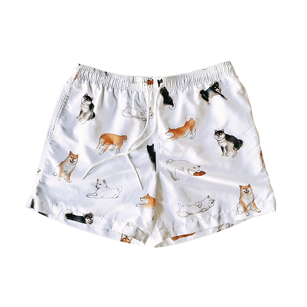 Shiba Inu Swim Trunks